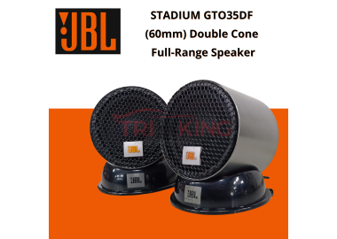 JBL Stadium GTO35DF 60mm Aluminium Double Cone Full Range Speaker with Bass